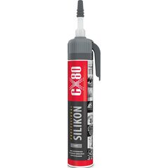 CX80 SILIKON SZARY EKOLOGICZNY PREMIUM WYSOKOTEMPERATUROWY 210G