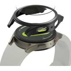 Ringke RINGKE SLIM & TEMPERED GLASS GALAXY WATCH 7 (44 MM) TITANIUM BLACK
