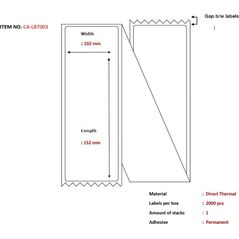 Capture Ship-label 102 x 152mm,