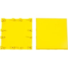 Allnet ALLNET BrickRknowledge Kunststoffschale 2x2 gelb oben und unten 10er Pack