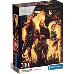 Clementoni CLE puzzle 500 Compact House of The Dragon 35548