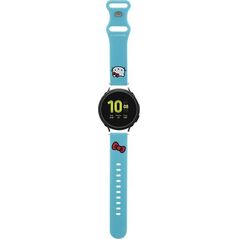 HelloKitty Hello Kitty Pasek Uniwersalny HKUWMSCHBLB Silicone Kitty Head niebieski/blue 20mm