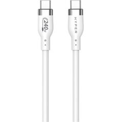 Kabel USB Hyper USB-C - USB-C 2 m Biały (HJ4002WHGL)