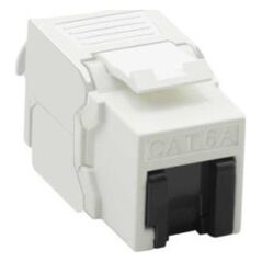 Value VALUE Cat.6A (Class EA) Keystone, RJ-45, nieekranowany, srebrny, beznarzędziowy, biały