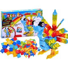 Jokomisiada Kolorowe kreatywne Klocki 3D PAW 227ele ZA2519