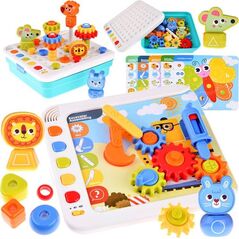 Jokomisiada Hola interaktywny Panel nauka emocji liczb figur Montessori ZA4652