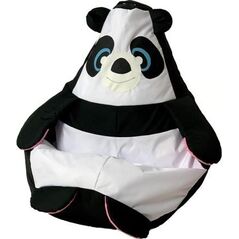 Go Gift Pufa worek sako PANDA czarny-biały L 105x80