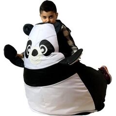 Go Gift Pufa worek sako PANDA czarny-biały XL 130x90