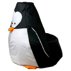Go Gift Pufa worek sako PINGWIN czarny-biały XL 130x90