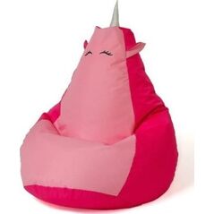 Go Gift Pufa worek sako JEDNOROŻEC róż- jasny róż XL 130x90