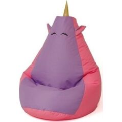 Go Gift Pufa worek sako JEDNOROŻEC róż-fiolet L 105x80