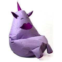 Go Gift Pufa worek sako JEDNOROŻEC Z USTAMI fiolet L 105x80