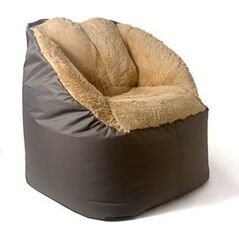 Go Gift Pufa worek sako FLUFFY brąz XXL 140x90