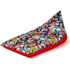 Go Gift Pufa worek sako MATERAC druk-czerwony XXL 160x80