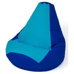 Go Gift Pufa worek sako GRUSZA granatowy-niebieski XL 130x90