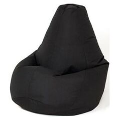Go Gift Pufa worek sako GRUSZA czarny L 105x80