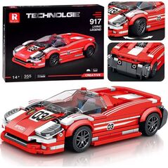 Jokomisiada Sportowe czerwone Auto 917 Techniczne Klocki 355 ele ZA4754