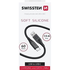 Kabel USB Swissten USB-C - USB-C 1.5 m Czarny (71532010)
