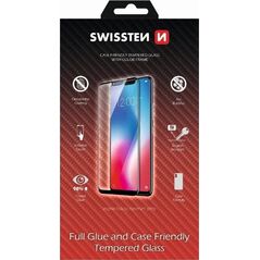 Swissten Glass Color Frame Case-Friendly iPhone 11 Pro - Black