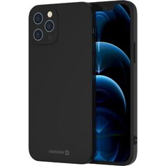 Swissten Soft Joy iPhone 13 Pro Max Cover - Black