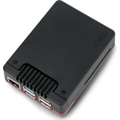 Argon40 Argon Neo 5 Bred - obudowa do Raspberry Pi 5 z wentylatorem - czarno-czerwona}