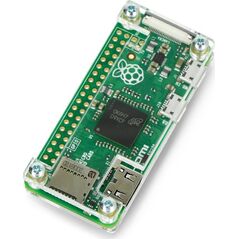 Gravlaser Obudowa Raspberry Pi Zero - Fluo Open - przezroczysta}