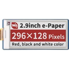 Waveshare Wyświetlacz E-Paper E-Ink 2,9'' 296x128px - SPI - 3 kolory - do Raspberry Pi Pico - Waveshare 19607}