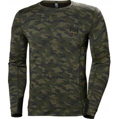 Helly Hansen Undershirt HELLY HANSEN Lifa Merino Crewneck, camouflage 2XL