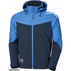 Kurtka męska Helly Hansen Jacket HELLY HANSEN Oxford Softshell, light blue XL
