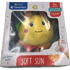 Clementoni TOY RATTLE SOFT SUN 0 MON 17795