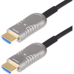 Kabel StarTech StarTech 8K-A-50F-HDMI-CABLE kabel HDMI 15,2 m HDMI Typu A (Standard) Czarny, Srebrny