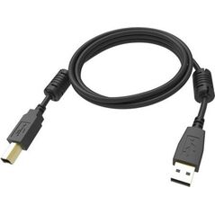 Kabel USB Vision USB-A - USB-B 2 m Czarny (TC 2MUSB/BL)