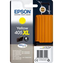 Tusz Epson Epson 405XL - 14.7 ml - XL - Gelb - original - Blister mit RF- / akustischem Alarmsignal - Tintenpatrone - fur WorkForce WF-7310, 7830, 7835, 7840, WorkForce Pro WF-3820, 3825, 4820, 4825, 4830