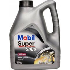 Mobil Alyva SUPER 2000x1 10W/40 pusiau sintetinė varikliams 4 L