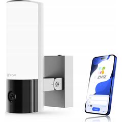 Kamera IP Ezviz Šviestuvas su kamera CS-EL3 (3WFL,2.8mm) EZVIZ Floodlight,Wi-Fi, 3MP,SD 512gb,AI human/auto detection,100-240VACt IP65,Singe light 780LM dimeriuojama, 3000-5700k