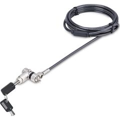 StarTech StarTech UNIVK-LAPTOP-LOCK zapięcie do kabli Czarny, Srebrny 2 m