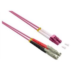 Roline ROLINE kabel światłowodowy duplex 50/125µm OM4, LSH/LC, LSOH, fioletowy, 5 m
