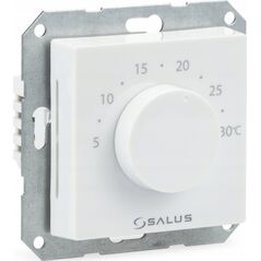 Salus Salus przewodowy, podtynkowy, elektroniczny regulator temperatury - dobowy 230V, biały, montaż do ramki 55x55 BTR230