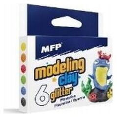 MFP paper plastelina 6 szt. kolorów BROKAT 100g 5301174