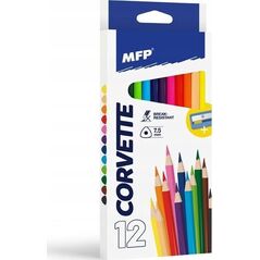 MFP paper kredki M 12 trójkątne z temperówką 6330510