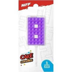 MFP paper świeczka do tortu nr 8 fioletowa 8800106