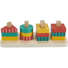Fisher-Price Fisher Price Wood Shape Stacker