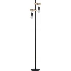 Lampa podłogowa EGLO EGLO TOWNSHEND 1 GULV 2L SORT/TRÆ FSC