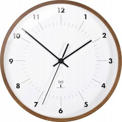 TFA Tfa Funk-Wanduhr mit Holzrahmen (Ø x T) 25.5 cm x 5 cm (98.1097)