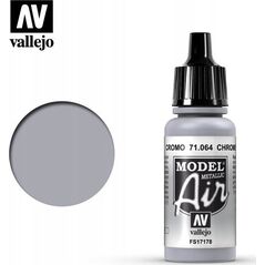 Vallejo Vallejo 71.064, 17 ml, Silver, Metallic, Bottle
