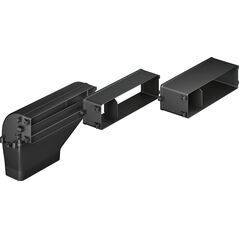 Siemens Siemens HZ381401, Cooker hood exhaust air set, Black, 1.46 kg, 590 mm, 765 mm, 160 mm