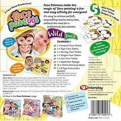 Interplay Entertainment FACE PAINTOOS Wild Pack, 6 pcs per outer