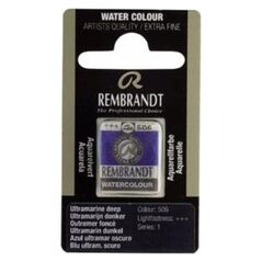 Artequipment Rembrandt Watercolour Pan 1 piece Ultramarine Deep 506
