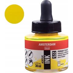 Artequipment Amsterdam Acrylic Ink Bottle Primary Yellow 275