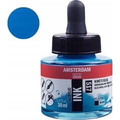 Artequipment Amsterdam Acrylic Ink Bottle King's Blue 517